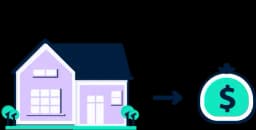 Cash-out refinance icon