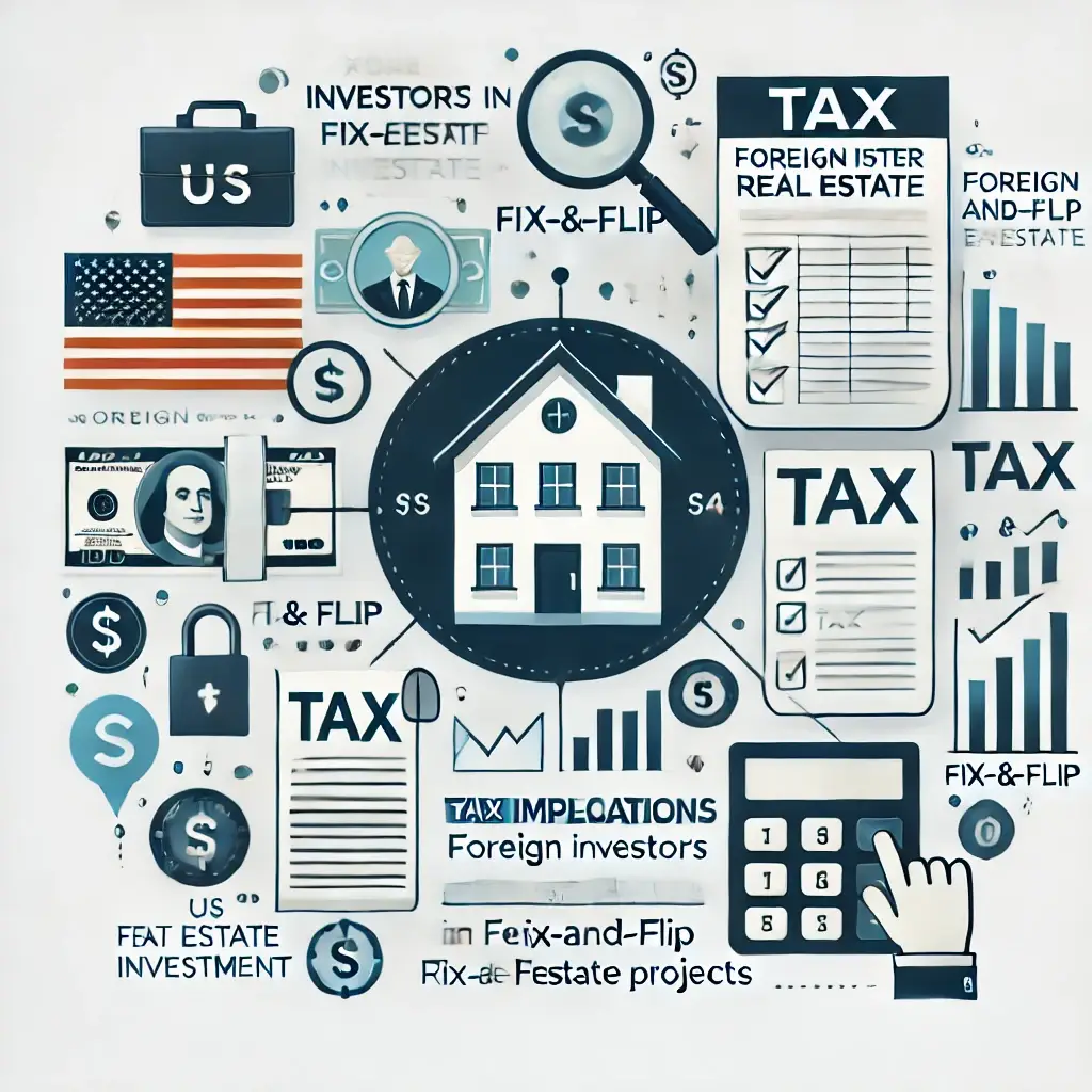 Tax Implications for Foreign Investors Engaged in US Fix & Flip Projects